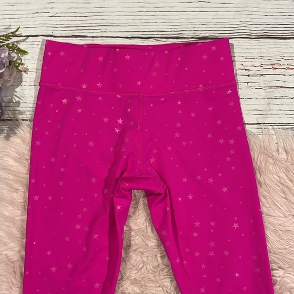 Terez Barbie Pink Mini Stars High Rise Leggings - Picture 4 of 7